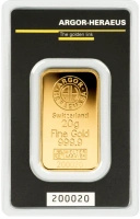 20g Sztabka złota | Argor-Heraeus
