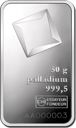 50g Sztabka Palladu | Valcambi