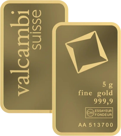 5g Złota Sztabka | Valcambi