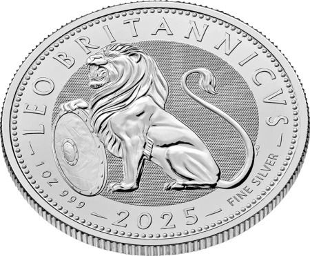 1 oz Brytyjski Lew Srebrna Moneta | 2025