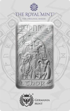 10 oz Thor Srebrna Sztabka | The Royal Mint