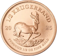 1/2 oz Krugerrand Złota Moneta | 2025