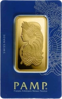 100g Złota Sztabka PAMP Fortuna