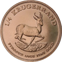 1/4 Uncji Krugerrand Złota Moneta | Mieszane Roczniki