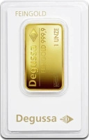 1 oz Gold Bar | Degussa