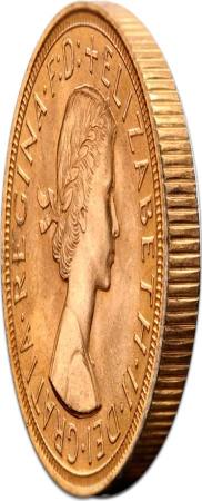 Suweren Elżbieta II Złota Moneta | 1957-2021