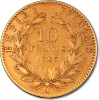 10 French Francs Napoleon III with Coronary | Gold | 1854-1869