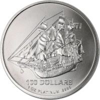 1 Uncja Wyspy Cooka Platynowa Moneta | Mieszane Roczniki