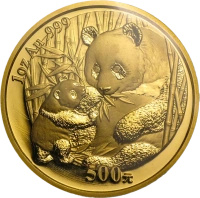 1 Uncja Chińska Panda Złota Moneta | 2005