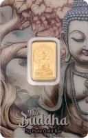 5g Złota Sztabka | PAMP | Lucky Buddha