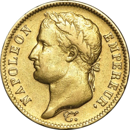 40 French Francs Napoleon I with Coronary | Gold | 1806-1812
