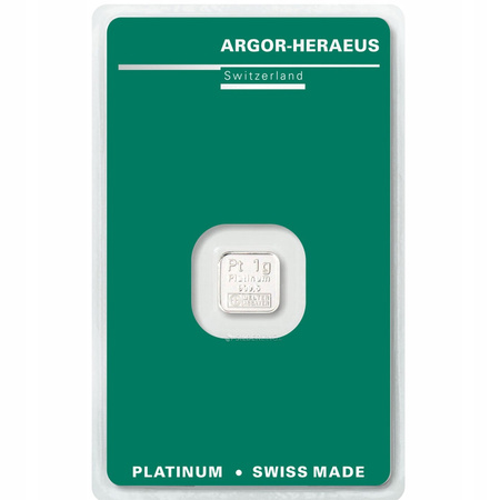 1g Platynowa Sztabka | Argor-Heraeus