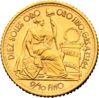 10 Peruvian Soles | Gold | mixed years