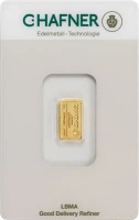1g Złota Sztabka | C.Hafner