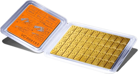50 x 1 g CombiBar® Złota Sztabka | Valcambi