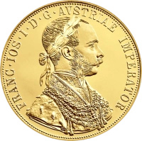 4 Dukaty Czworak Austria Złota Moneta | Nowe Bicie | Nieobiegowy