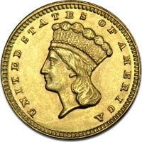 1 Dollar Grand Indian Princess | Gold | 1856-1889