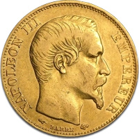 5 French Francs Napoleon III | Gold | 1854-1869