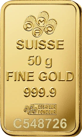 50g Złota Sztabka PAMP Fortuna