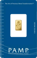 2.5g Złota Sztabka Róża | PAMP
