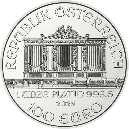 1 oz Filharmonicy Wiedeńscy Platynowa Moneta | 2025
