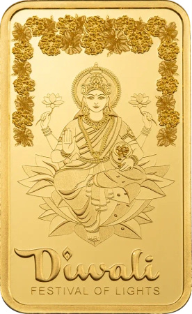 5g Złota Sztabka | PAMP | Diwali Lakshmi & Rangoli