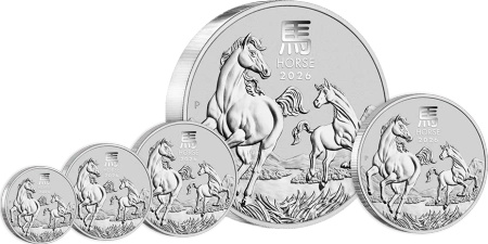 2 oz Lunar III Rok Konia Srebrna Moneta | 2026