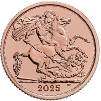 Pół Suwerena Karol III Złota Moneta | 2025