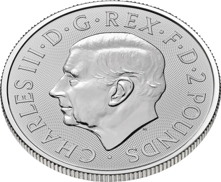 1 oz Brytyjski Lew Srebrna Moneta | 2025