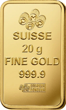 20g Złota Sztabka Róża | PAMP