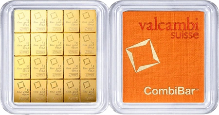 20 x 1g CombiBar® Złota Sztabka | Valcambi