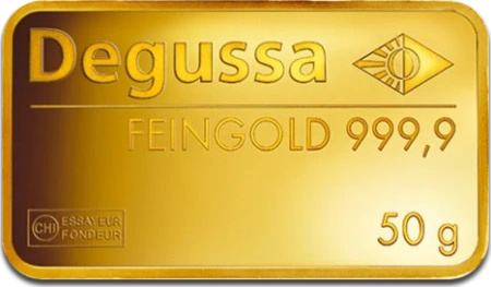50g Gold Bar | Degussa