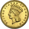 1 Dollar Grand Indian Princess | Gold | 1856-1889