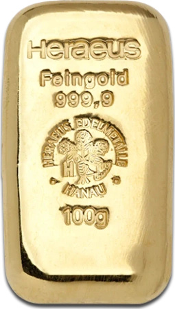 100g Złota Sztabka | Uszkodzone opakowanie