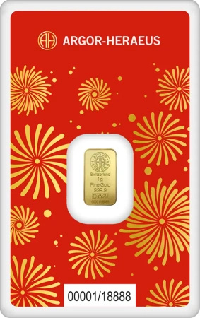 1g Rok Węża Złota Sztabka | Argor-Heraeus | 2025