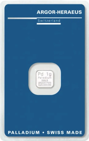1g Sztabka Palladu | Argor-Heraeus