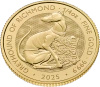 1/4 oz Tudor Beasts Greyhound of Richmond Złota Moneta | 2025