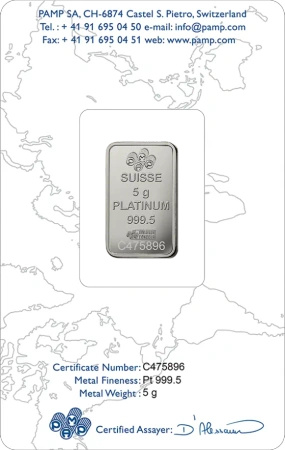 5g Sztabka Platynowa | PAMP Fortuna