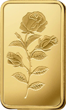1/2 oz Złota Sztabka Róża | PAMP