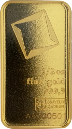 1/2 oz Złota Sztabka | Valcambi