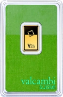 5g Złota Sztabka | Valcambi | Green Gold