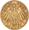 10 Marek Wielki Książe Fryderyk I Badeński Złota Moneta | 1872 - 1901