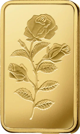 2.5g Złota Sztabka Róża | PAMP