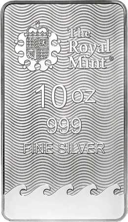 10 oz Srebrna Sztabka Britannia | Bita