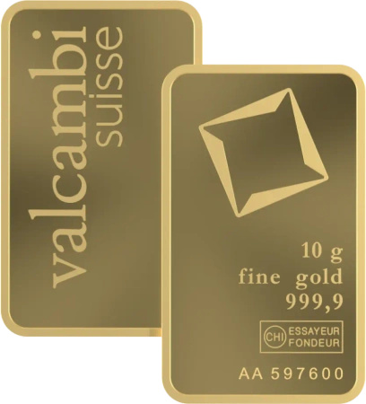 10g Złota Sztabka | Valcambi