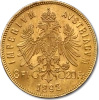 8 Florenów 20 Franków Austria Złota Moneta | Nowe Bicie