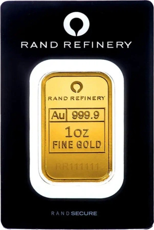 1 Uncja Złota Sztabka | Loxodonta Africana | Rand Refinery