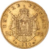 20 Franków Francja Napoleon III z koroną Złota Moneta | 1861 - 1870