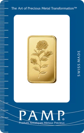 20g Złota Sztabka Róża | PAMP