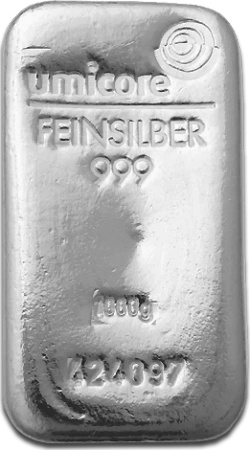 1 Kilogram Srebrna Sztabka | Różni Producenci | LBMA